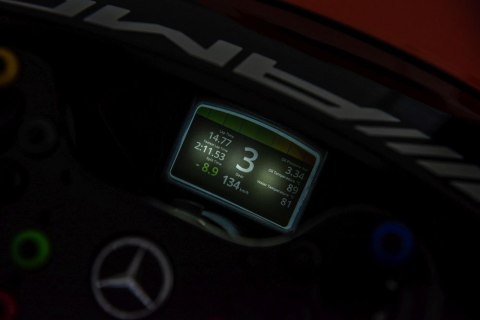 Auto Na Akumulator Mercedes AMG GT3 Pomarańczowy LEAN CARS Auto Na Akumulator Mercedes AMG GT3 Pomarańczowy LEAN CARS