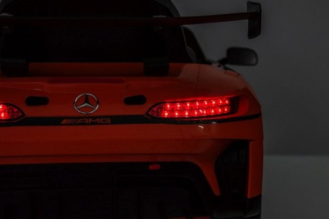 Auto Na Akumulator Mercedes AMG GT3 Pomarańczowy LEAN CARS Auto Na Akumulator Mercedes AMG GT3 Pomarańczowy LEAN CARS