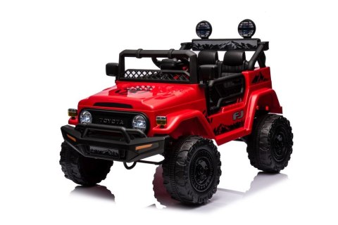Auto Na Akumulator Toyota FJ Czerwone 4x4 LEAN CARS Auto Na Akumulator Toyota FJ Czerwone 4x4 LEAN CARS