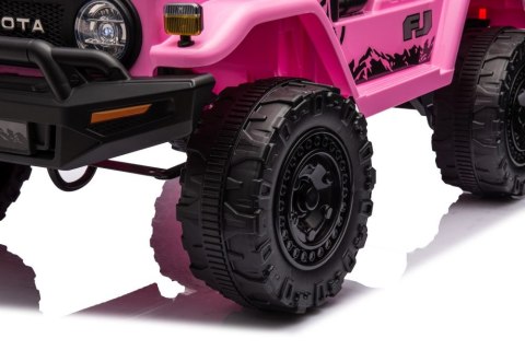 Auto Na Akumulator Toyota FJ Różowe 4x4 LEAN CARS Auto Na Akumulator Toyota FJ Różowe 4x4 LEAN CARS