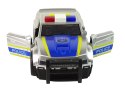 Auto Policja 1:14 Światła Dźwięki Srebrne LEAN Toys
