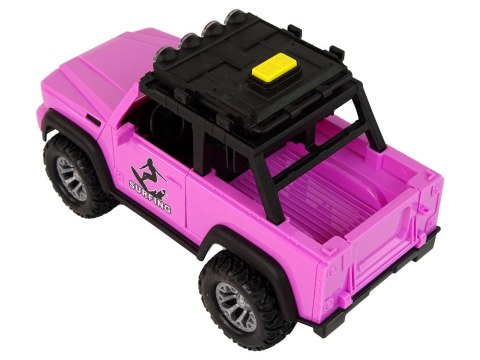 Auto Terenowe 1:14 Napęd Frykcyjny Różowe Surfing LEAN Toys Auto Terenowe 1:14 Napęd Frykcyjny Różowe Surfing LEAN Toys