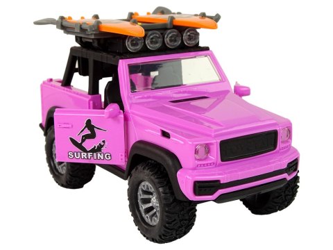 Auto Terenowe 1:14 Napęd Frykcyjny Różowe Surfing LEAN Toys Auto Terenowe 1:14 Napęd Frykcyjny Różowe Surfing LEAN Toys