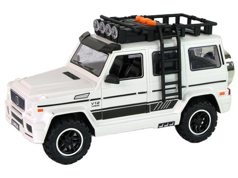 Auto Terenowe Białe Na Baterie LEAN Toys Auto Terenowe Białe Na Baterie LEAN Toys