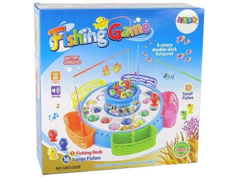 Gra Zręcznościowa Łowienie Rybek Kolorowa LEAN Toys Gra Zręcznościowa Łowienie Rybek Kolorowa LEAN Toys