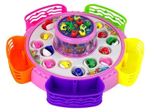 Gra Zręcznościowa Łowienie Rybek Różowa LEAN Toys Gra Zręcznościowa Łowienie Rybek Różowa LEAN Toys