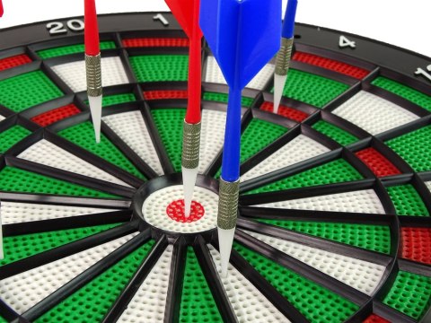 Gra Zręcznościowa Tarcza Rzutki Dart 40 cm LEAN Toys Gra Zręcznościowa Tarcza Rzutki Dart 40 cm LEAN Toys