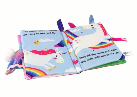 Książeczka Miękka Jednorożec Kolorowa LEAN Toys Książeczka Miękka Jednorożec Kolorowa LEAN Toys