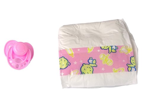 Lalka Bobas Niemowlak Akcesoria Dla Dzieci Smoczek LEAN Toys Lalka Bobas Niemowlak Akcesoria Dla Dzieci Smoczek LEAN Toys