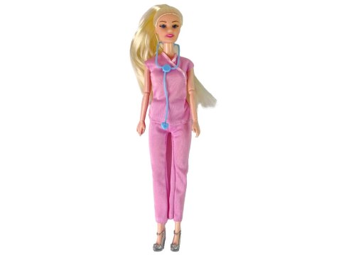 Lalka Dla Dzieci Lekarz Długie Włosy Akcesoria LEAN Toys Lalka Dla Dzieci Lekarz Długie Włosy Akcesoria LEAN Toys