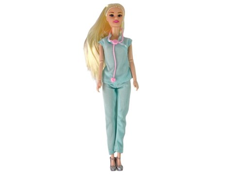 Lalka Dla Dzieci Lekarz Długie Włosy Akcesoria LEAN Toys Lalka Dla Dzieci Lekarz Długie Włosy Akcesoria LEAN Toys