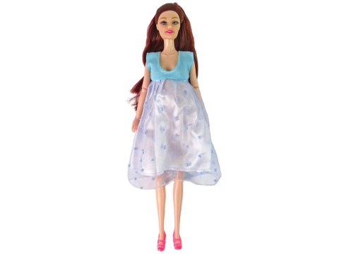 Lalka Dla Dzieci W Ciąży Niebieska Sukienka LEAN Toys Lalka Dla Dzieci W Ciąży Niebieska Sukienka LEAN Toys