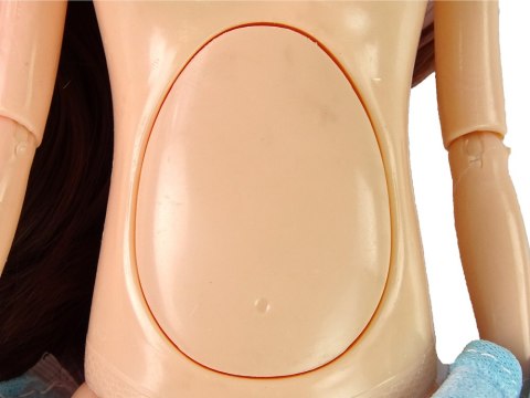 Lalka Dla Dzieci W Ciąży Niebieska Sukienka LEAN Toys Lalka Dla Dzieci W Ciąży Niebieska Sukienka LEAN Toys