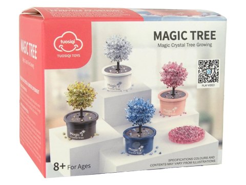 Magiczne Drzewko Hodowla Kryształów Doświadczenia Różowe LEAN Toys Magiczne Drzewko Hodowla Kryształów Doświadczenia Różowe LEAN Toys