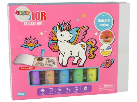 Naklejki Na Okno Meble Jednorożec DIY 8 Kolorów Brokat LEAN Toys Naklejki Na Okno Meble Jednorożec DIY 8 Kolorów Brokat LEAN Toys