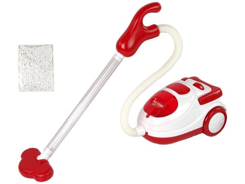 Odkurzacz Czerwony AGD Dla Dzieci Styropianowe Kuleczki LEAN Toys Odkurzacz Czerwony AGD Dla Dzieci Styropianowe Kuleczki LEAN Toys