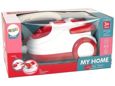 Odkurzacz Czerwony AGD Dla Dzieci Styropianowe Kuleczki LEAN Toys Odkurzacz Czerwony AGD Dla Dzieci Styropianowe Kuleczki LEAN Toys