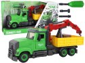 Pojazd Wywrotka Dźwig do Skręcania Rozkręcania DIY LEAN Toys