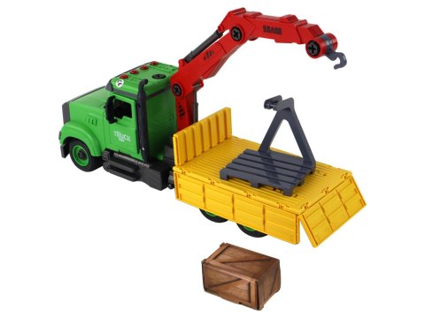 Pojazd Wywrotka Dźwig do Skręcania Rozkręcania DIY LEAN Toys Pojazd Wywrotka Dźwig do Skręcania Rozkręcania DIY LEAN Toys