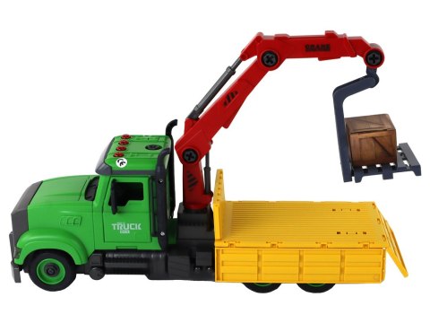 Pojazd Wywrotka Dźwig do Skręcania Rozkręcania DIY LEAN Toys Pojazd Wywrotka Dźwig do Skręcania Rozkręcania DIY LEAN Toys