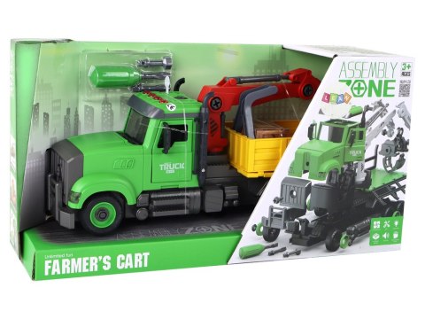 Pojazd Wywrotka Dźwig do Skręcania Rozkręcania DIY LEAN Toys Pojazd Wywrotka Dźwig do Skręcania Rozkręcania DIY LEAN Toys