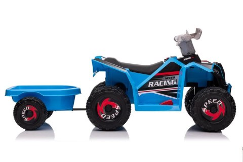 Quad Na Akumulator XMX630T Niebieski Z Przyczepą LEAN CARS Quad Na Akumulator XMX630T Niebieski Z Przyczepą LEAN CARS