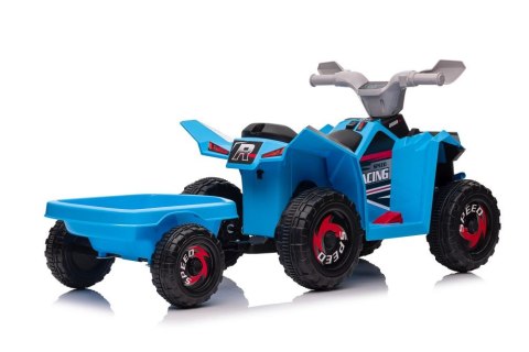 Quad Na Akumulator XMX630T Niebieski Z Przyczepą LEAN CARS Quad Na Akumulator XMX630T Niebieski Z Przyczepą LEAN CARS