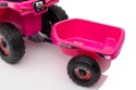 Quad Na Akumulator XMX630T Różowy Z Przyczepą LEAN CARS
