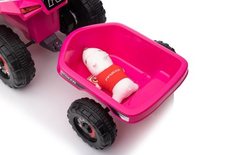 Quad Na Akumulator XMX630T Różowy Z Przyczepą LEAN CARS Quad Na Akumulator XMX630T Różowy Z Przyczepą LEAN CARS