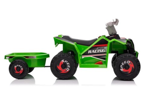 Quad Na Akumulator XMX630T Zielony Z Przyczepą LEAN CARS Quad Na Akumulator XMX630T Zielony Z Przyczepą LEAN CARS