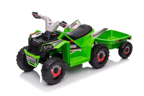 Quad Na Akumulator XMX630T Zielony Z Przyczepą LEAN CARS Quad Na Akumulator XMX630T Zielony Z Przyczepą LEAN CARS