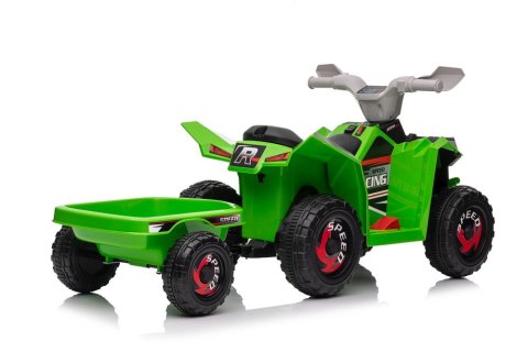 Quad Na Akumulator XMX630T Zielony Z Przyczepą LEAN CARS Quad Na Akumulator XMX630T Zielony Z Przyczepą LEAN CARS