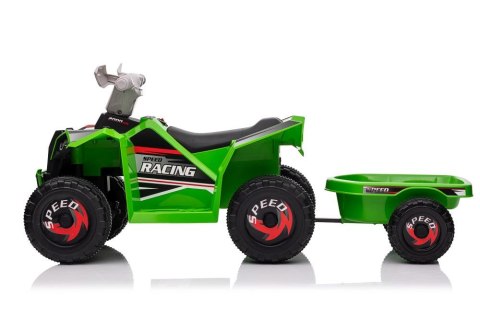 Quad Na Akumulator XMX630T Zielony Z Przyczepą LEAN CARS Quad Na Akumulator XMX630T Zielony Z Przyczepą LEAN CARS