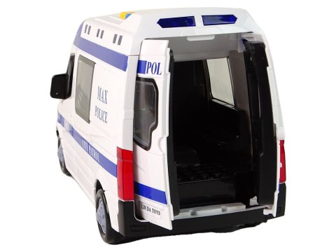 Radiowóz Auto Policyjne Napęd Frykcyjny Dźwięki Światło LEAN Toys Radiowóz Auto Policyjne Napęd Frykcyjny Dźwięki Światło LEAN Toys