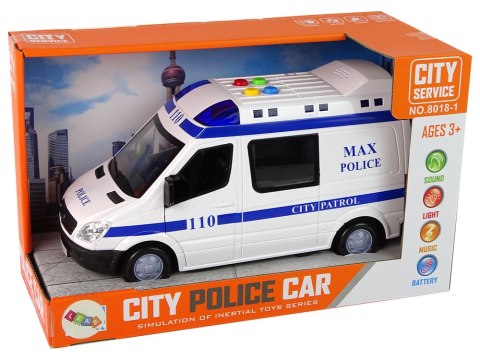 Radiowóz Auto Policyjne Napęd Frykcyjny Dźwięki Światło LEAN Toys Radiowóz Auto Policyjne Napęd Frykcyjny Dźwięki Światło LEAN Toys