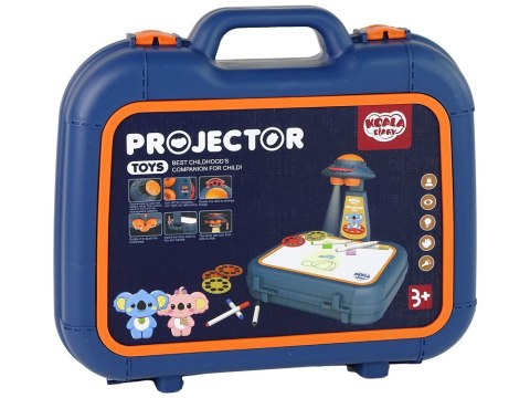 Tablica Projektor W Walizce Niebieski Obrazki LEAN Toys Tablica Projektor W Walizce Niebieski Obrazki LEAN Toys