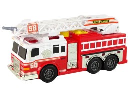 Woź Strażacki Straż Pożarna Dźwięki Światła Czerwona LEAN Toys