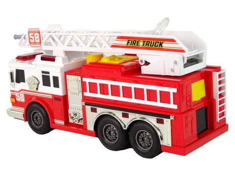 Woź Strażacki Straż Pożarna Dźwięki Światła Czerwona LEAN Toys Woź Strażacki Straż Pożarna Dźwięki Światła Czerwona LEAN Toys