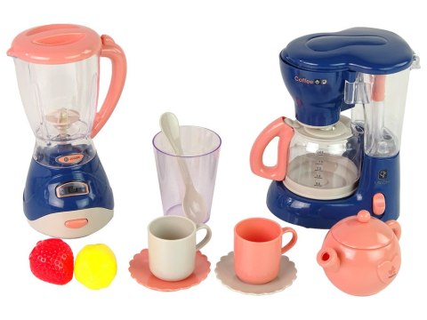 Zestaw Akcesorii Kuchennych Blender Ekspres Do Kawy dla Dzieci LEAN Toys Zestaw Akcesorii Kuchennych Blender Ekspres Do Kawy dla Dzieci LEAN Toys