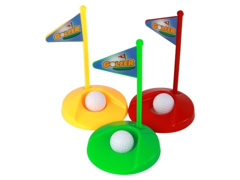 Zestaw Do Gry W Mini Golfa Dla Dzieci Kijki 12 El. LEAN Toys Zestaw Do Gry W Mini Golfa Dla Dzieci Kijki 12 El. LEAN Toys