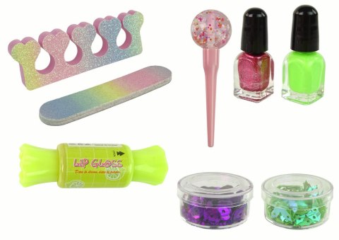 Zestaw Do Makijażu Zdobienie Paznokci Cukierek LEAN Toys Zestaw Do Makijażu Zdobienie Paznokci Cukierek LEAN Toys