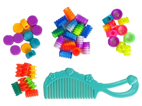 Zestaw Do Zaplatania Włosów 2 w 1 Koraliki LEAN Toys Zestaw Do Zaplatania Włosów 2 w 1 Koraliki LEAN Toys