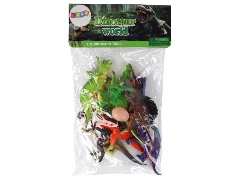 Zestaw Figurek 6 Dinozaurów Akcesoria LEAN Toys Zestaw Figurek 6 Dinozaurów Akcesoria LEAN Toys