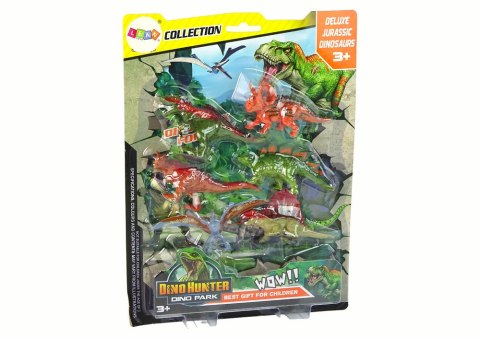 Zestaw Figurki Dinozaury 6 sztuk Kolorowe LEAN Toys Zestaw Figurki Dinozaury 6 sztuk Kolorowe LEAN Toys