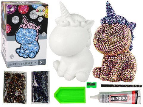 Zestaw Jednorożec DIY Diamenty Kryształki Brązowy LEAN Toys Zestaw Jednorożec DIY Diamenty Kryształki Brązowy LEAN Toys