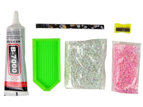 Zestaw Jednorożec DIY Diamenty Kryształki Różowy LEAN Toys Zestaw Jednorożec DIY Diamenty Kryształki Różowy LEAN Toys
