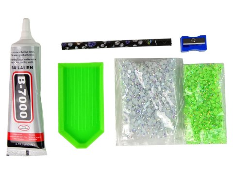 Zestaw Jednorożec DIY Diamenty Kryształki Zielony LEAN Toys Zestaw Jednorożec DIY Diamenty Kryształki Zielony LEAN Toys