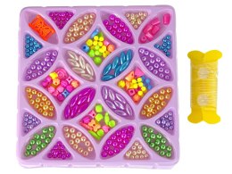 Zestaw Koralików Do Włosów i Biżuterii Kolorowy LEAN Toys
