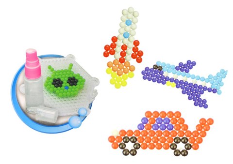 Zestaw Koralików Wodnych DIY Magiczne Koraliki 8 Kolorów Środki Transportu LEAN Toys Zestaw Koralików Wodnych DIY Magiczne Koraliki 8 Kolorów Środki Transportu LEAN Toys