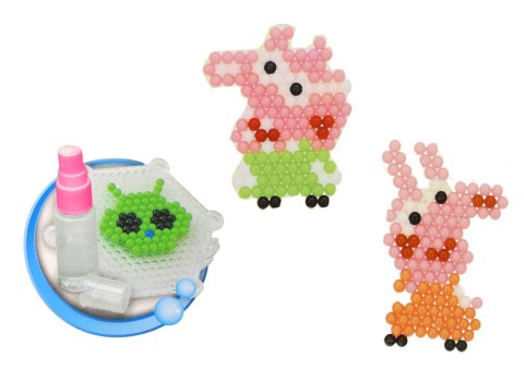 Zestaw Koralików Wodnych DIY Magiczne Koraliki 8 Kolorów Świnki LEAN Toys Zestaw Koralików Wodnych DIY Magiczne Koraliki 8 Kolorów Świnki LEAN Toys